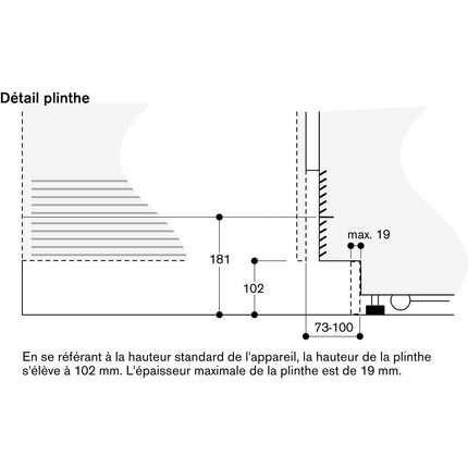 Congélateur encastrable GAGGENAU RF410304 Reconditionné