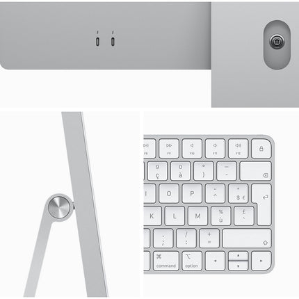 Ordinateur Apple IMAC 24' M1 8Go RAM 256Go SSD Argent Reconditionné