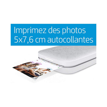 Imprimante photo portable HP Sprocket White Luna