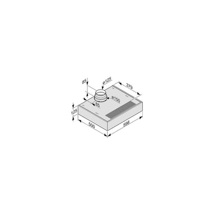 Hotte casquette MIELE DA1260IN