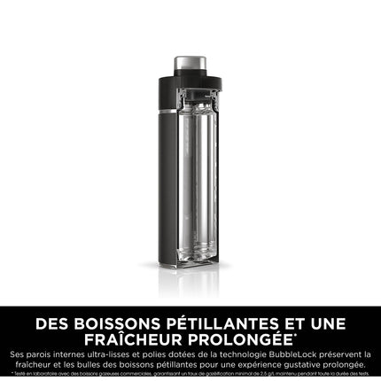 Bouteille isotherme NINJA Thirsti 530ml Travel Bottle Black