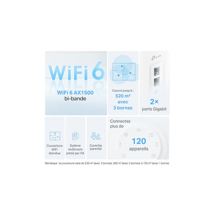 Routeur Wifi TP-LINK Deco X10(2-pack) mesh Wifi 6
