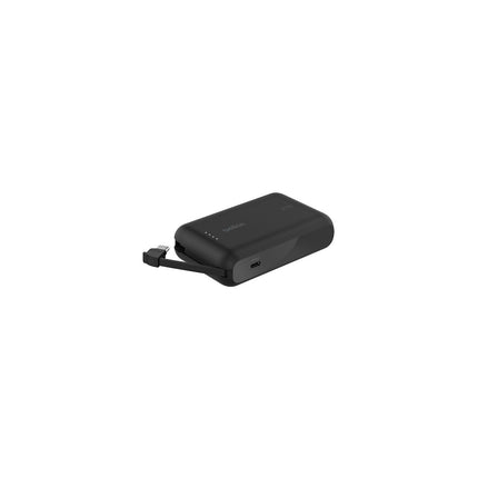 Batterie externe BELKIN 10000 mAh avec cable USB-C intégre noir