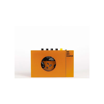 Lecteur cassette WE ARE REWIND Orange