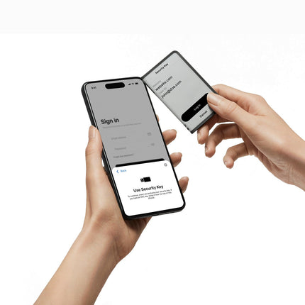 Crypto wallet LEDGER Stax Recovery key Noir