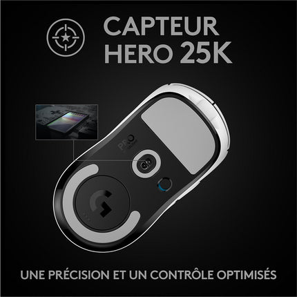 Souris Gamer Sans Fil LOGITECH G PRO X SUPERLIGHT 2 LIGHTSPEED