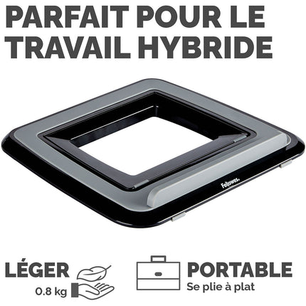 SUPPORT FELLOWES pc portable ergonomique Quicklift I noir