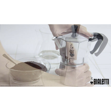 Cafetière italienne BIALETTI Moka express Silver 6 tasses expresso