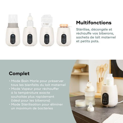 Chauffe biberon BABYMOOV Nutrismart + Mineral Beige