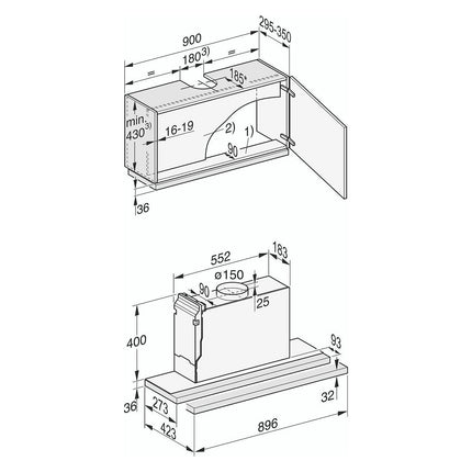 Hotte encastrable MIELE DAS 4920