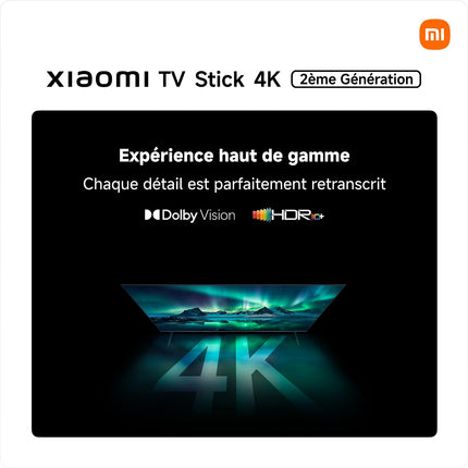 Clé TV XIAOMI STICK TV 4K OB6-EU