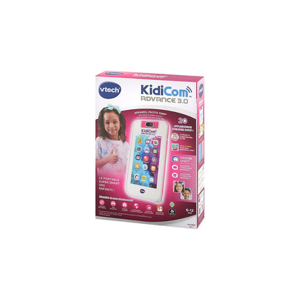 Lecteur MP4 VTECH KidiCom Advance 3.0 Blanc et Rose