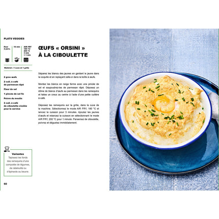 Livre de cuisine HACHETTE Airfryer Ninja - Recettes Express 50 rec