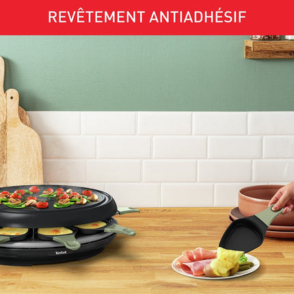 Raclette TEFAL RE31E810 eco 8 coupelles noir