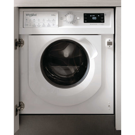 Lave linge séchant hublot encastrable WHIRLPOOL BIWDWG961485FR