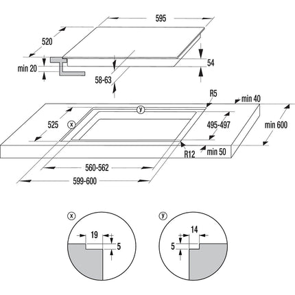 Plaque induction HISENSE HIC6322BSC