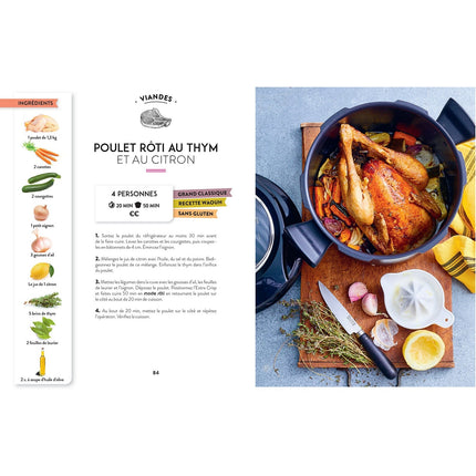 Livre de cuisine DESSAIN ET TOLRA Recettes au Cookeo extra crisp