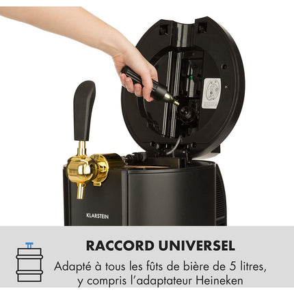Tireuse à bière KLARSTEIN Skal - Inox noir Reconditionné