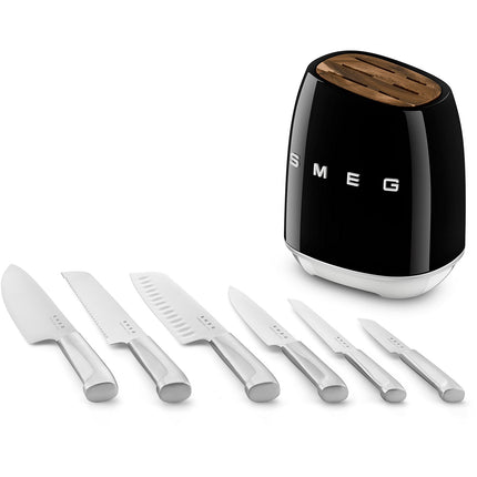 Bloc couteaux SMEG 6 pcs multi-usages