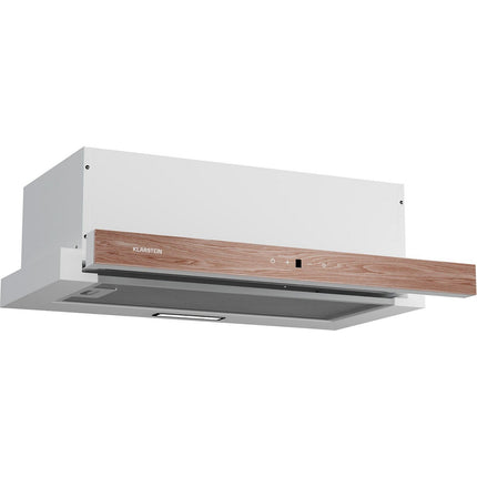 Hotte casquette KLARSTEIN ZenFusion 60cm 400m³/h CEE A Blanc