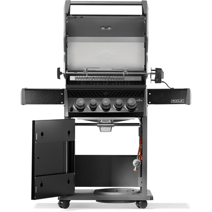 Barbecue gaz NAPOLEON Rogue RB425RSBPK-2-FR-R noir 5 bruleurs sur chariot, 60x45 cm