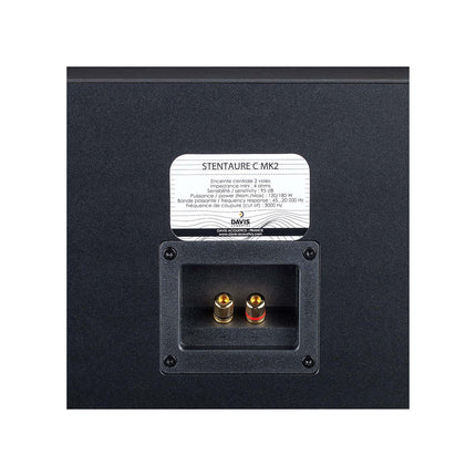 Enceinte centrale DAVIS Sentaure C MK2 Black Ash