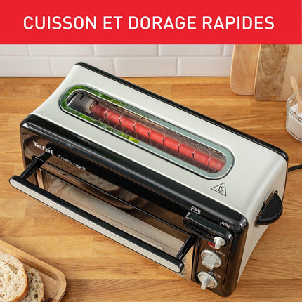 Grille-pain TEFAL Toast'n grill mini four TL600830