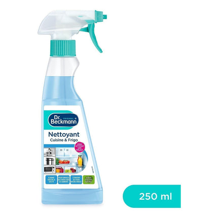 Spray nettoyant DR BECKMANN pour Cuisine, Frigo & Micro-ondes 250ml
