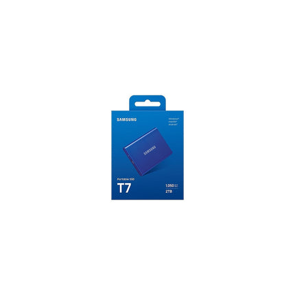 Disque dur SSD externe SAMSUNG Portable 1To T7 1To bleu indigo