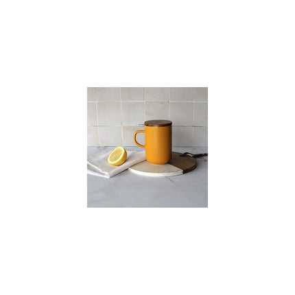 Théière OGO LIVING Tisanière Juliet jaune en grès 475 ml