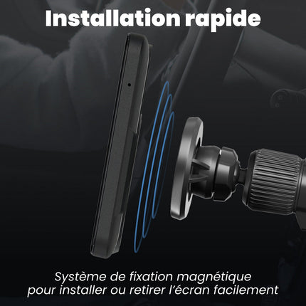 Fixation TNB Ecran sans fil CarPlay & Android Noir