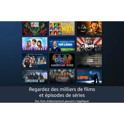 Passerelle multimédia AMAZON Fire TV Stick 4K avec télécommande Alexa