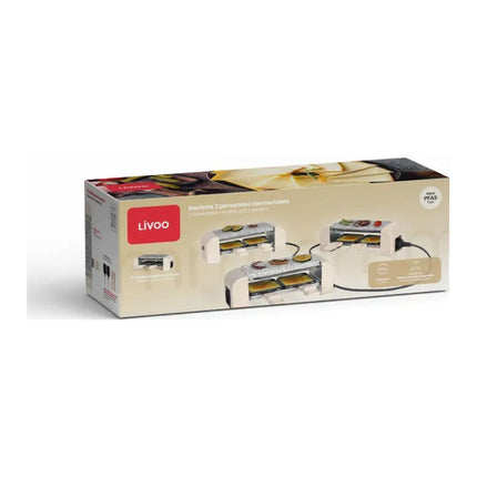 Raclette LIVOO Raclette électrique Livoo 2-4 personnes,
