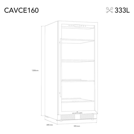 Cave à vin polyvalente LES PETITS CHAMPS CAVCE160