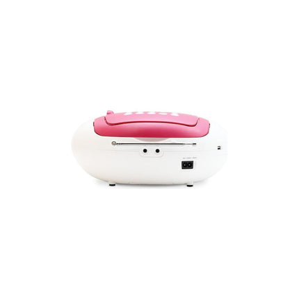 Radio CD MOOOV Lecteur CD Pop Pink avec radio FM et por
