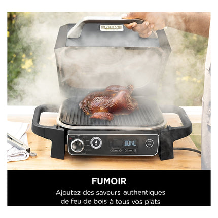 Barbecue électrique NINJA Woodfire OG701EU à poser, 33x28 cm