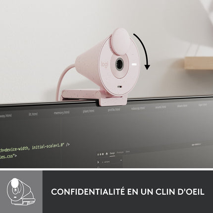 Webcam LOGITECH Brio 300 Full HD avec micro