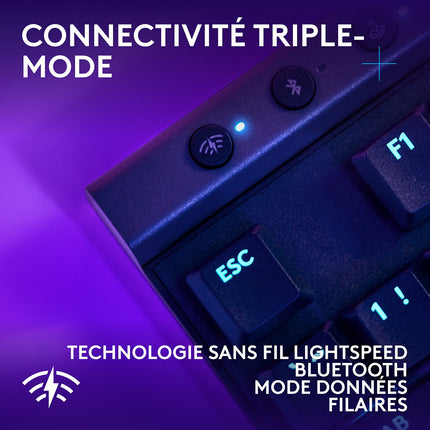 Clavier gamer sans fil LOGITECH G515 Lightspeed TKL tactile