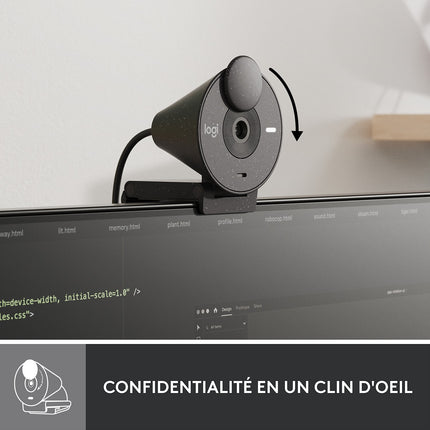 Webcam LOGITECH Brio 300 Full HD avec micro
