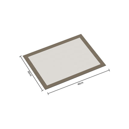 Tapis de cuisson 5FIVE silicone + fibre verre 40x30