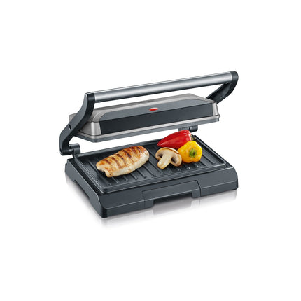 Grille-viande SEVERIN KG 2394 gris, 23x14.5 cm