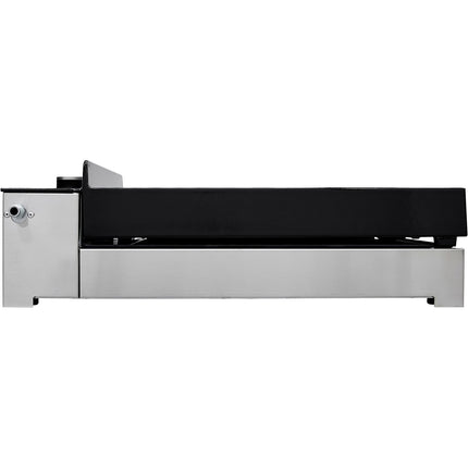 Plancha gaz FORGE ADOUR Premium 60 Inox 2brûleurs à poser, 58.5x40.5 cm
