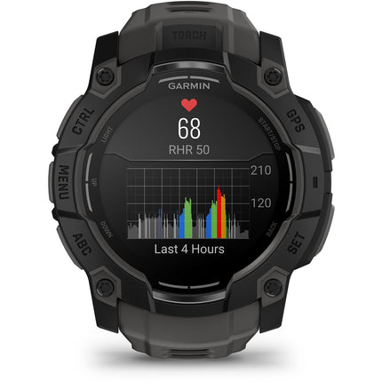 Montre sport GARMIN Instinct 3 Outdoor GPS AMOLED BT Noir Bracelet noir
