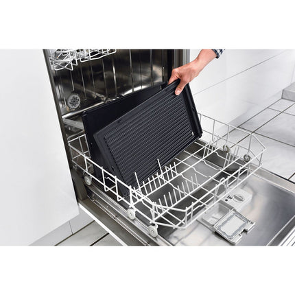 Plancha électrique RIVIERA ET BAR PRO QPL800 inox 2 brûleurs à poser, 48x38 cm