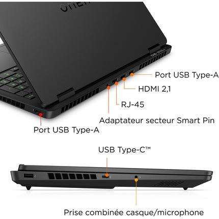 PC Gamer HP Omen 16" WQXGA 240Hz AMD Ryzen 9 8940HX Nvidia GeForce RTX 5070 32 Go RAM DDR5 SSD 1 To