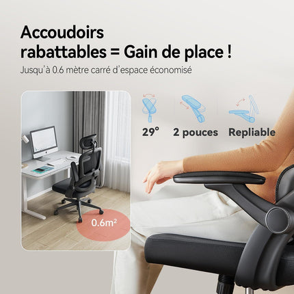 Fauteuil ergonomique SIHOO M102C chaise ergonomique noir
