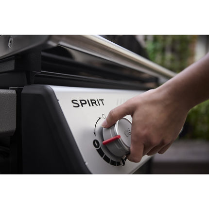 Barbecue gaz WEBER Spirit E-310 black 3 brûleurs sur chariot 52x45 cm