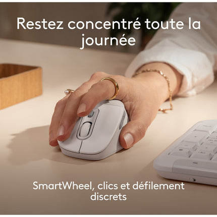 Souris sans fil LOGITECH M850 L OFFWHITE
