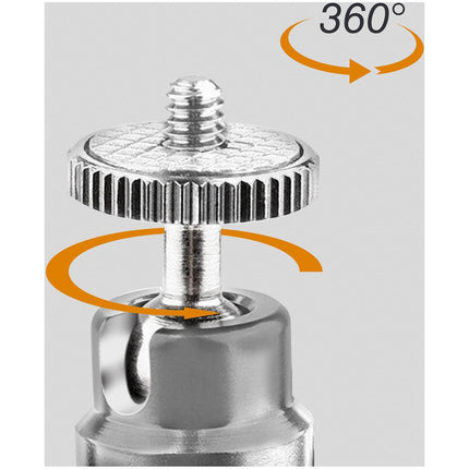 Trépied LINQ Bureau 360°, Pieds Extensibles - Argent