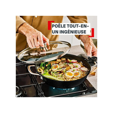 Sauteuse TEFAL 28cm Excellence + avec couvercle